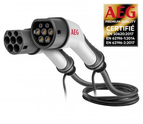 3-phase electric vehicle charging cable T2 32A 480V
