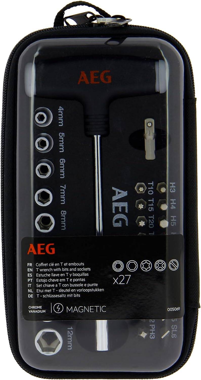 T-wrench & bits set - AEG
