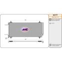 Condenser air conditioning AHE - 43177