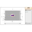Condenser, air conditioning AHE - 43551