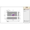 Condenser, air conditioning AHE - 43605