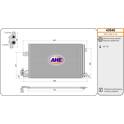 Condenser, air conditioning AHE - 43646