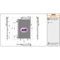 Condenser, air conditioning AHE - 43881