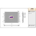 Condenser, air conditioning AHE - 43958