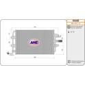 Condenser, air conditioning AHE - 53325