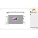 Condenser, air conditioning AHE - 53469