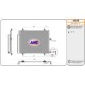 Condenseur climatisation AHE - 43038