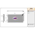 Condenseur climatisation AHE - 53454
