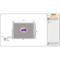 Condensor, airconditioning AHE - 43074