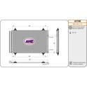 Condensor, airconditioning AHE - 43196
