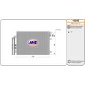 Condensor, airconditioning AHE - 43292