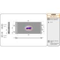 Condensor, airconditioning AHE - 43629