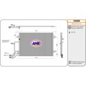 Condensor, airconditioning AHE - 53609
