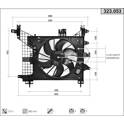 Fan, radiator AHE - 323.053