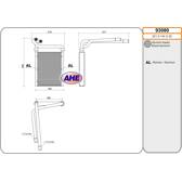Heat Exchanger, interior heating AHE - 93080