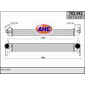 Intercooler, inlaatluchtkoeler AHE - 702.062