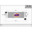 Intercooler, inlaatluchtkoeler AHE - 706.004