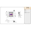 Intercooler, inlaatluchtkoeler AHE - 715.012