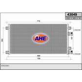 Kondensor, klimatanläggning AHE - 43049