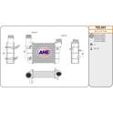 Radiador de aire de admisión AHE - 702.041