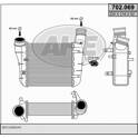 Radiador de aire de admisión AHE - 702.069