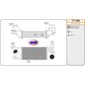 Radiador de aire de admisión AHE - 717.003