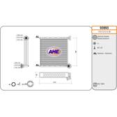 Radiateur chauffage AHE - 93993