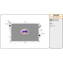 Radiator, engine cooling AHE - 104.067