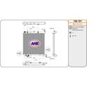 Radiator, engine cooling AHE - 106.191