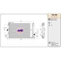 Radiator, engine cooling AHE - 109.382