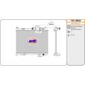 Radiator, engine cooling AHE - 110.188/A