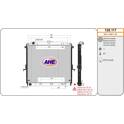 Radiator, engine cooling AHE - 120.117