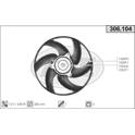 Radiator fan AHE - 306.104