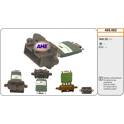 Series resistor, electric motor (radiator fan) AHE - 409.002