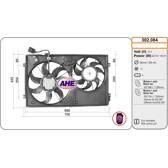 Ventilador, refrigeração do motor AHE - 302.084
