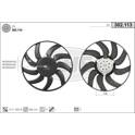 Ventilador, refrigeração do motor AHE - 302.113