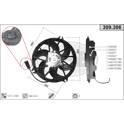 Ventilador, refrigeración del motor AHE - 309.306