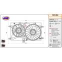 Ventilador, refrigeración del motor AHE - 323.064