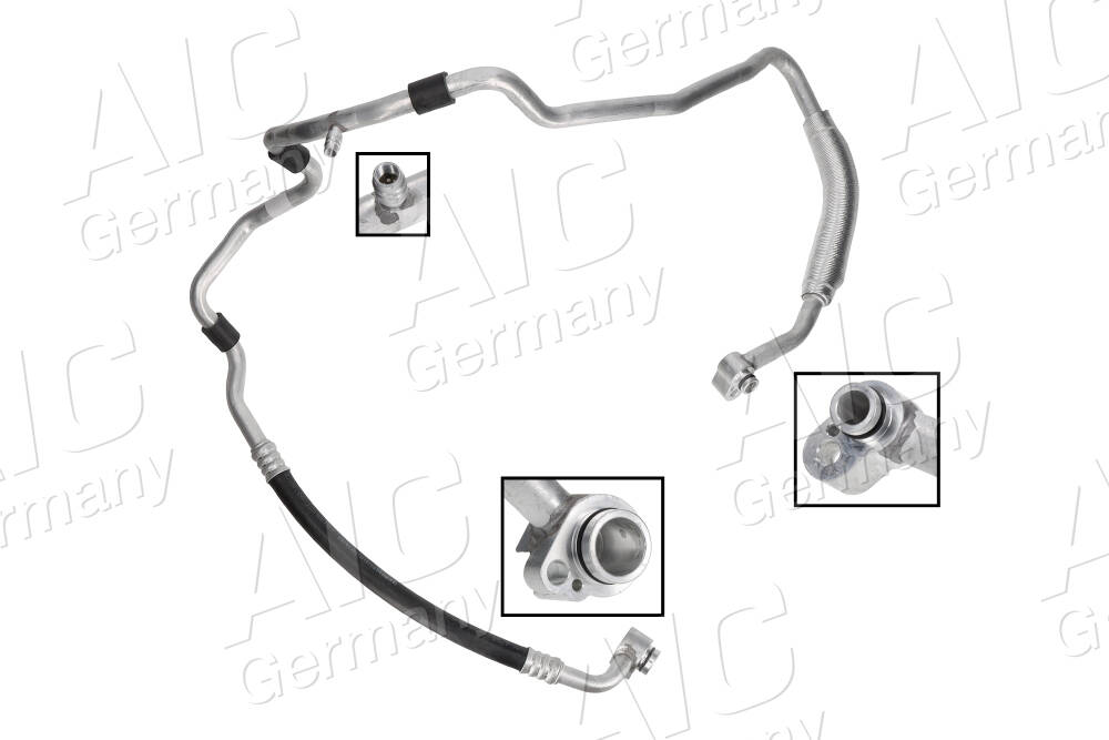 High-/Low Pressure Line, air conditioning