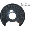 Splash Guard, brake disc AIC Jürgen Liebisch GmbH - 55498