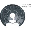 Splash Guard, brake disc AIC Jürgen Liebisch GmbH - 57580