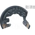 Splash Guard, brake disc AIC Jürgen Liebisch GmbH - 58187