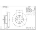 Jeu de 2 disques de frein AISIN - P6R902S