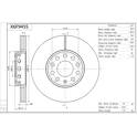 Jeu de 2 disques de frein AISIN - X6F945S