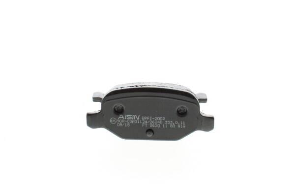Rear brake pad set