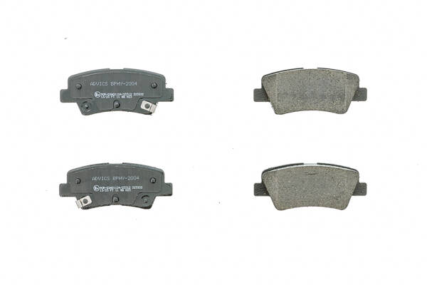 Rear brake pad set