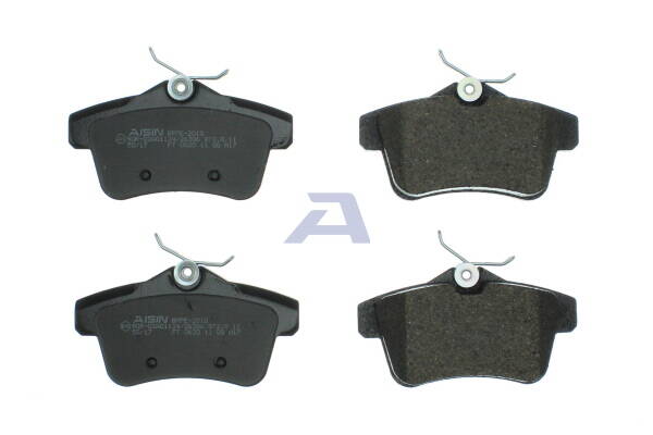 Rear brake pad set
