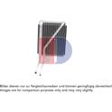Evaporador, ar condicionado AKS DASIS - 821390N