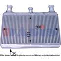 Heat Exchanger, interior heating AKS DASIS - 059008N