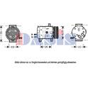 Kompressor, Klimaanlage AKS DASIS - 820670N